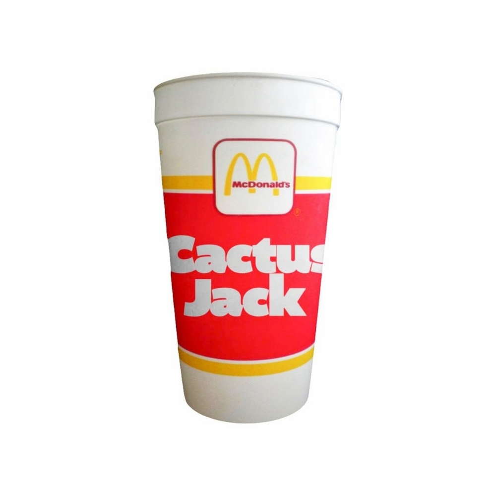 (1) Travis Scott Mcdonalds Cactus Jack Reusable Plastic Cup
